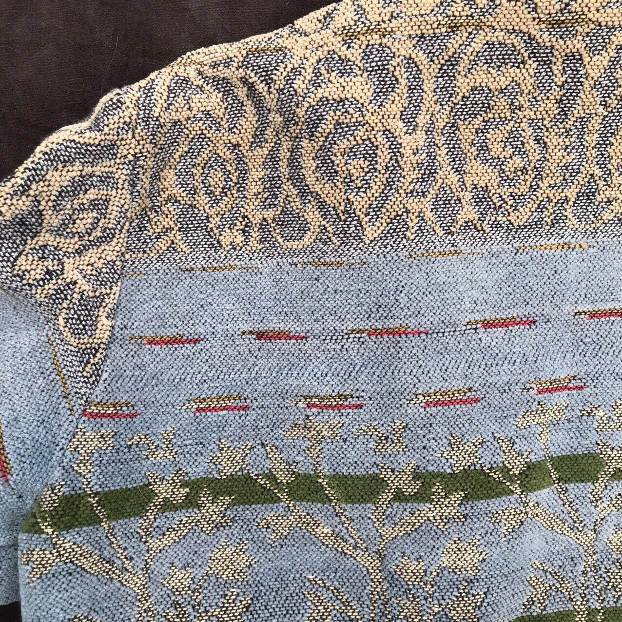 Tapestry fabric floral cardigan Etsy