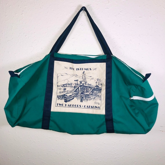 Vintage Catalina resort duffle bag