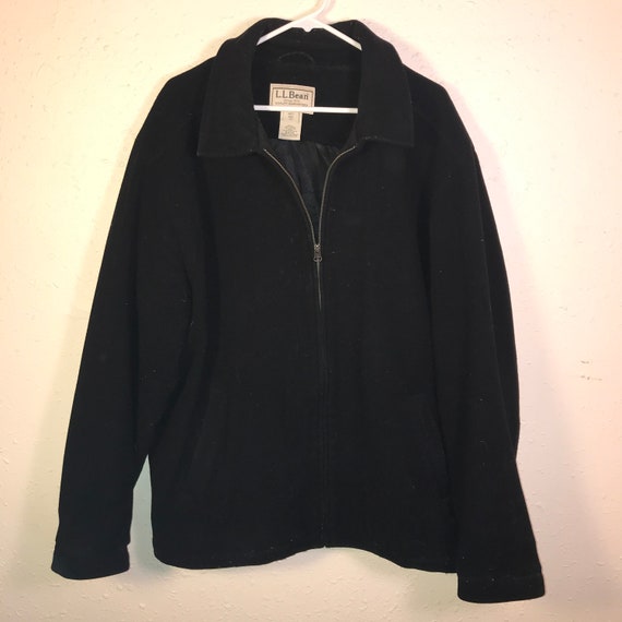 LL Bean men's wool winter coat Etsy