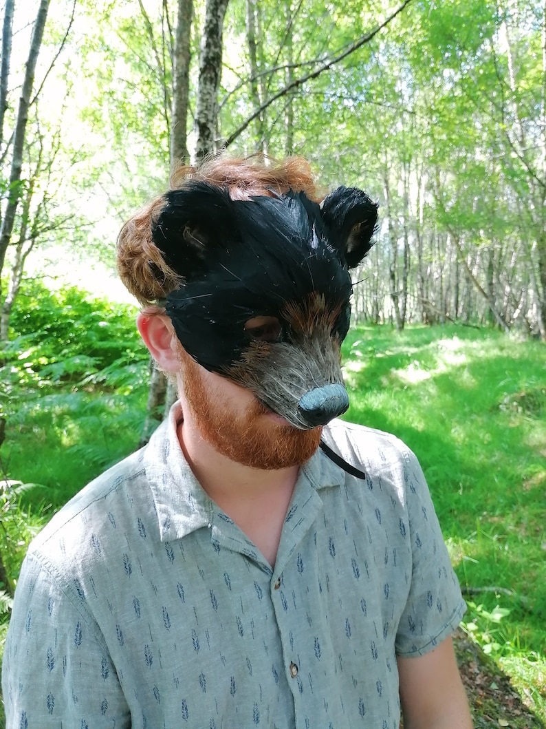 Luxury Black Bear Mask Grizzly Bear Mask Arctic Bear Mask Etsy