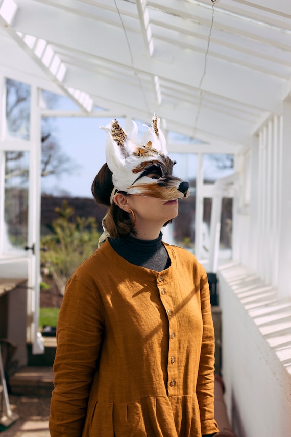 Wolf Mask Adult Brown Wolf Mask Adult Brown