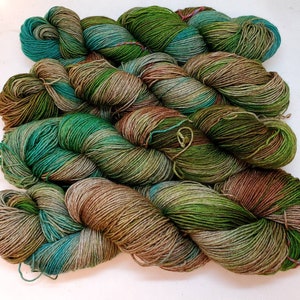 Dragon Turtle: Yakity-yak Hand Dyed Sock Yarn