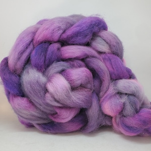 Bergschaf Hand Dyed Roving: A Little Bit Goth