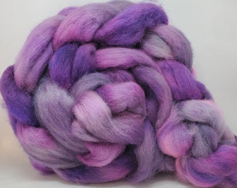 Bergschaf Hand Dyed Roving: A Little Bit Goth