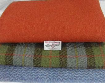 Authentic Harris Tweed Fabric Material For Craft Work 3  x pieces ref.oa154