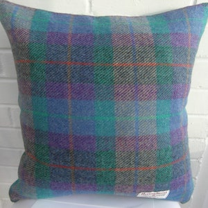 Authentic Harris Tweed Fabric Cushion Cover 100% wool -  16in x 16in & 18in x 18in  ref cc241