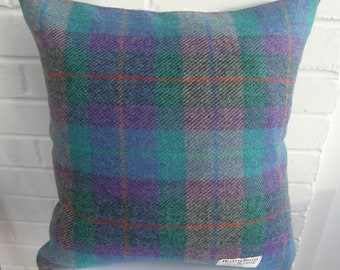 Authentic Harris Tweed Fabric Cushion Cover 100% wool -  16in x 16in & 18in x 18in  ref cc241