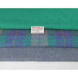 Authentic Harris Tweed Fabric Material For Craft Work 3  x pieces ref.oa123