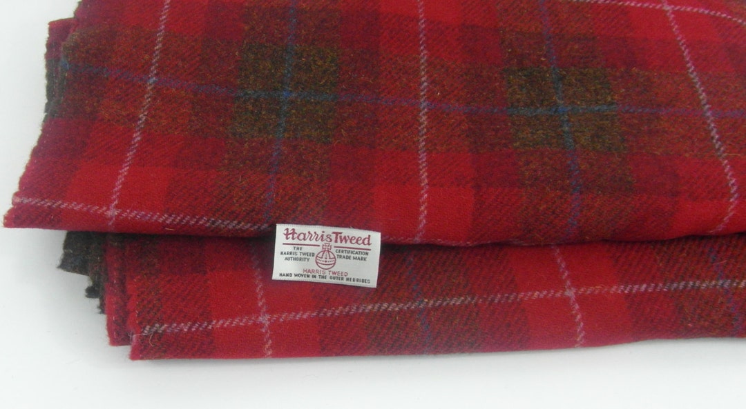 Authentic Harris Tweed Fabric Material for Craft Work 1 X - Etsy