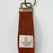 Harris Tweed Keyring – Fabric Hoop / Loop Key Fob, Scottish Gift, Unisex