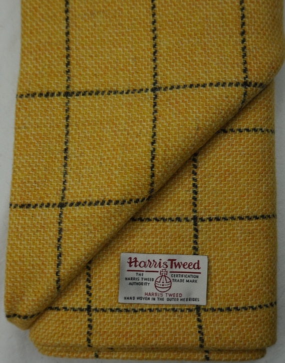 various Sizes ref mar706 Harris Tweed Fabric /& labels 100/% wool Craft Material