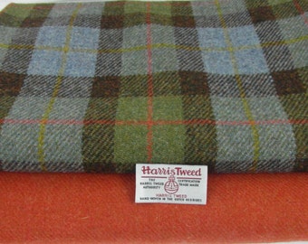 Tissu authentique Harris Tweed pour travaux manuels 2 x pièces ref.oa1160