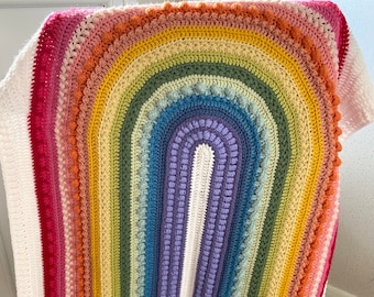 Rainbow security blanket sale