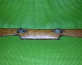 Spoke Shave. Circa 1850. Large size, 14 inches long. Excellent Condition. Brass Adjustment. Steel Blade Comfortable Handle, Antique woodwork