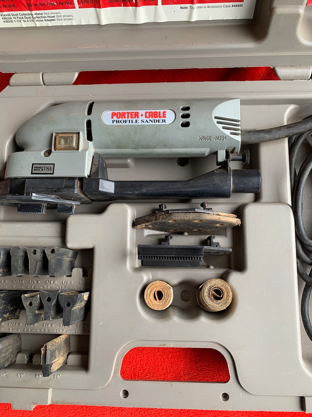 Porter Cable Profile Sander Model 444. This Sander Satisfies All Your