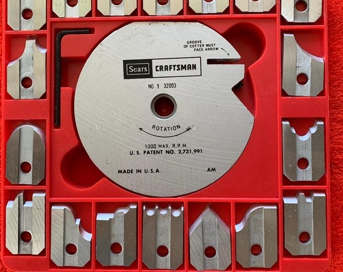 Craftsman Molding Set 18 Cutters. Complete Instructions Included! - Etsy