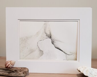 Wave Imprint #76 / Arte minimalista ispirata all'oceano