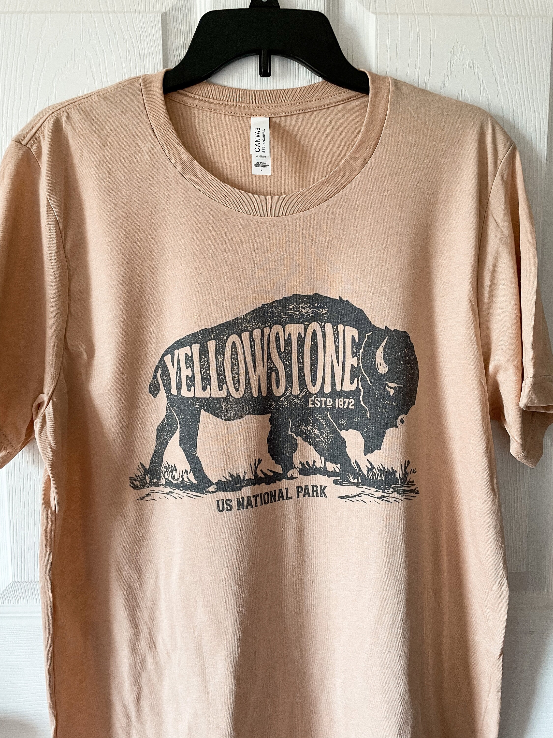 Yellowstone National Park Shirt Buffalo Yellowstone Graphic | Etsy