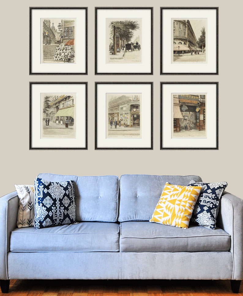 French Art Print Antique Wall Art Paris Wall Decor Victorian Etsy