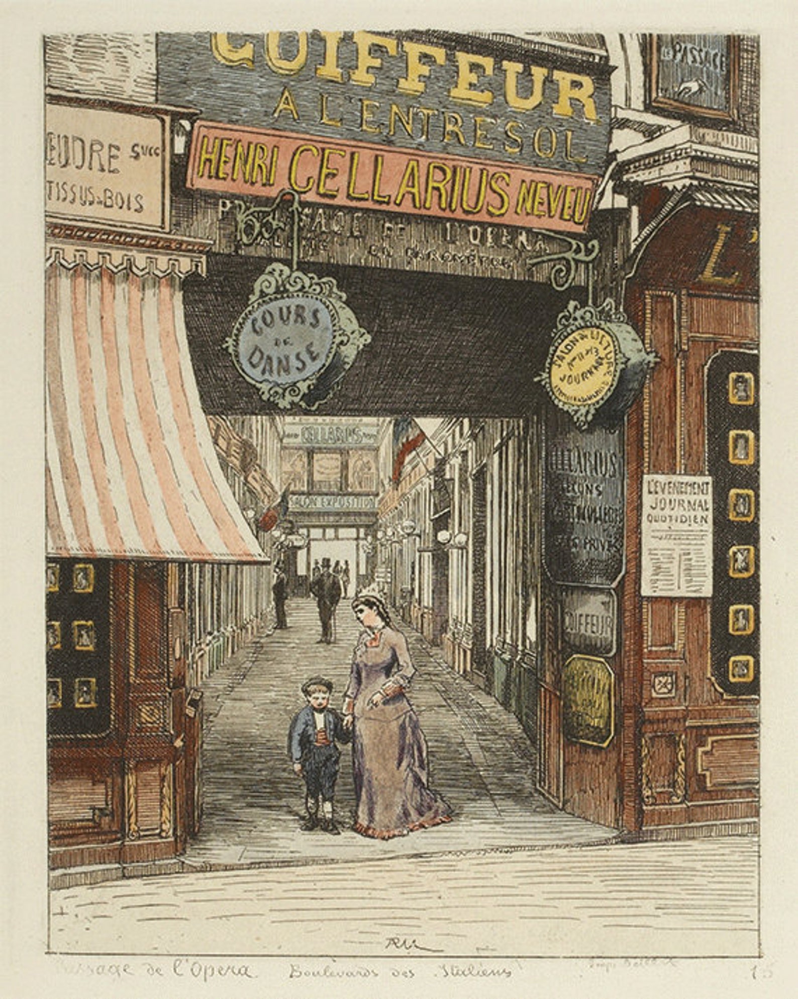 French art print poster Paris wall art Victorian art Antique Etsy