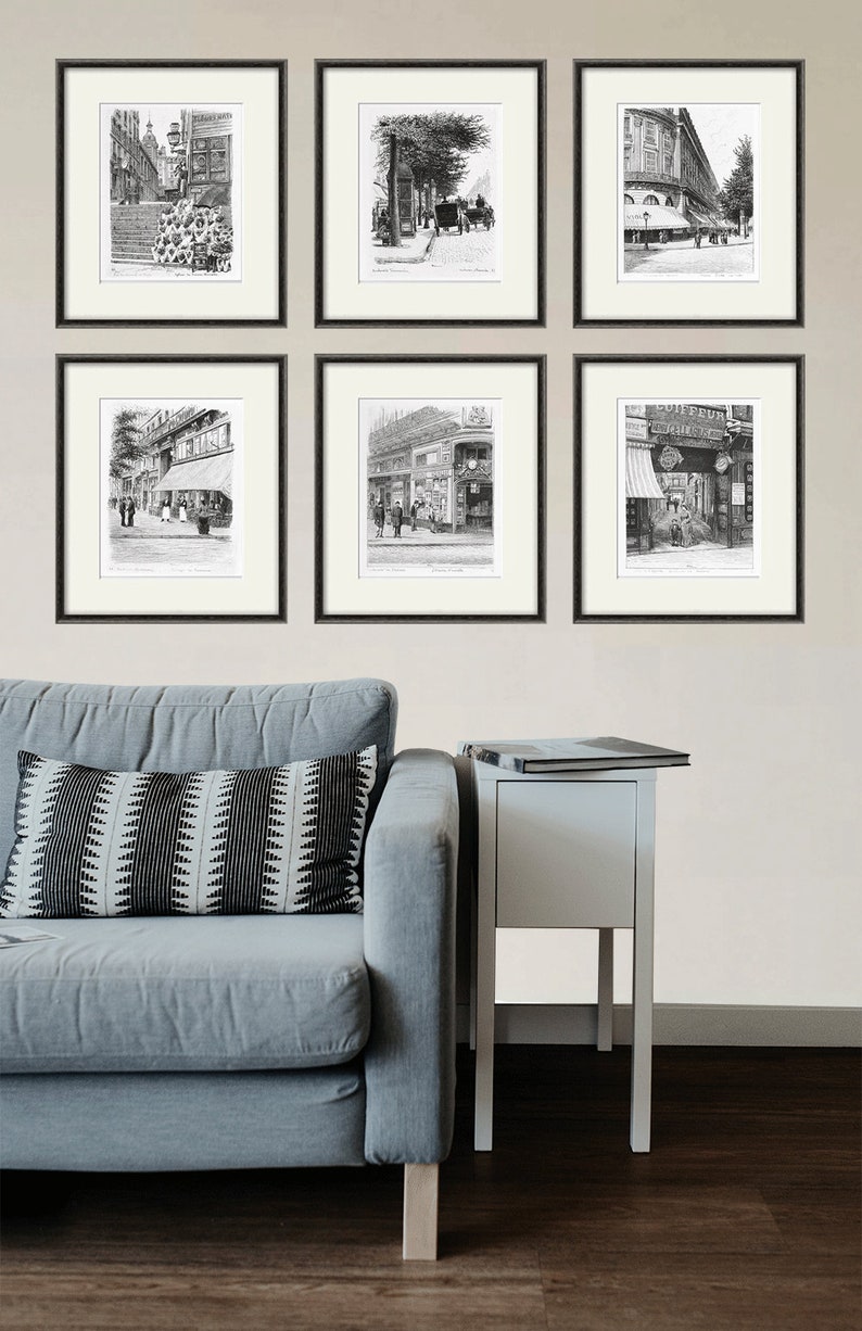 Paris Black and White French Art Print Poster Paris Wall Art Etsy