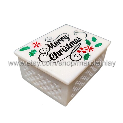 Christmas Gifts for Girl newest Holiday Gifts for Women Gift Ideas for Her Marble Inlay Jewelry Box