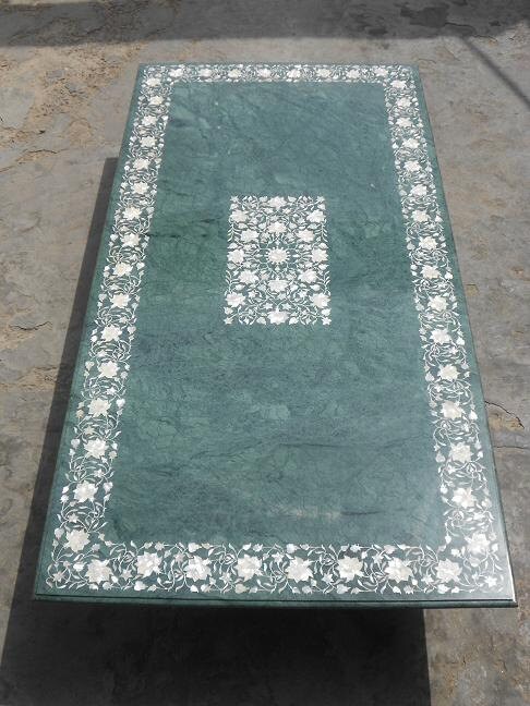 Marble Inlay Dining Table 36x72 Inch or 92x183 Cm / Pietra - Etsy