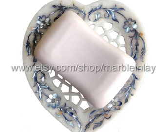 Soap Dish Marble Inlay Handicrafts