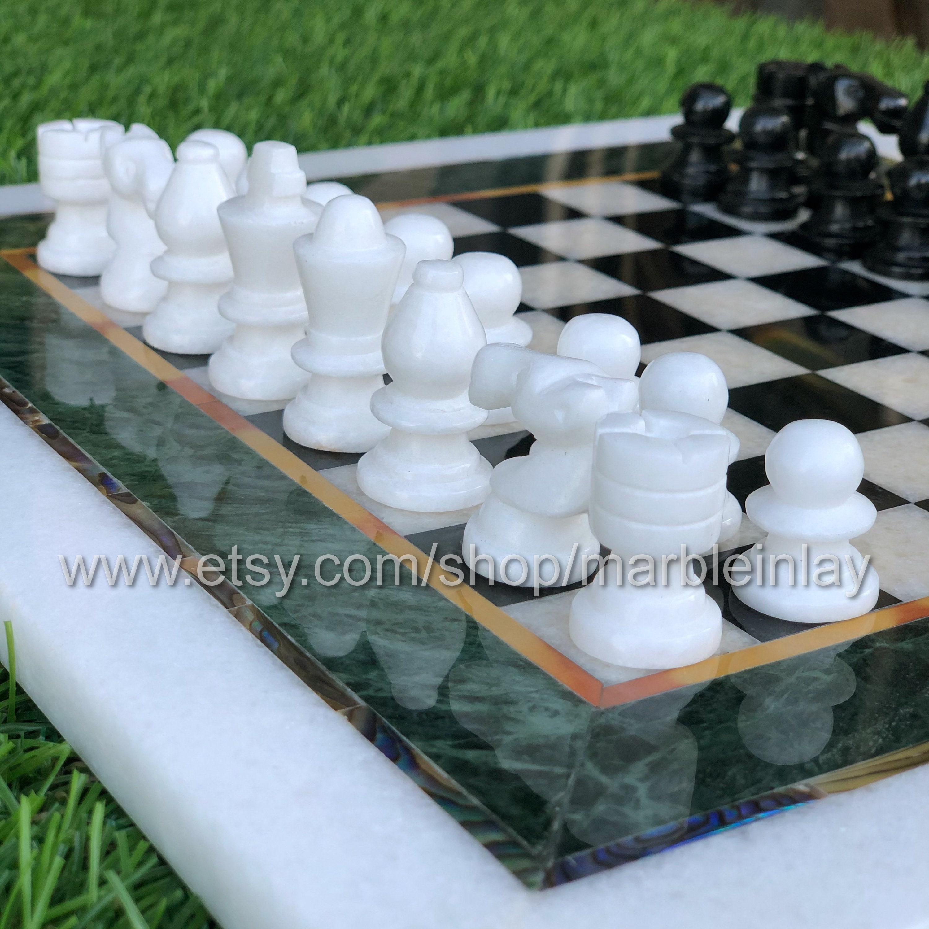 Premium Vector  Stone chess board and set chess figures for 2d game ui