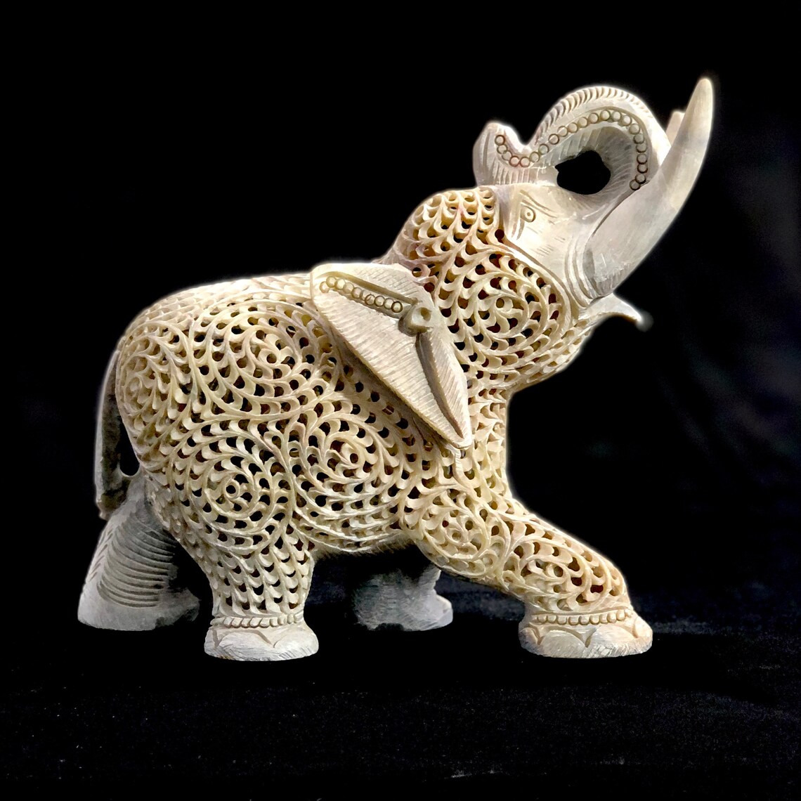 Elephant Figurines / Good Luck Elephant Sculpture / Animal Etsy