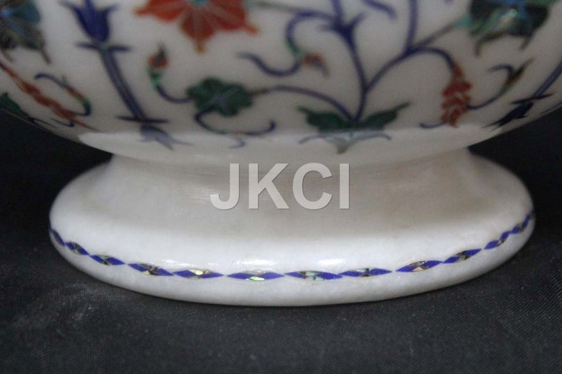 Flower Pots Antique Victorian Flowers Vase Marble Inlay Etsy