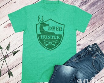 Deer Hunter Shirt, Deer hunting t-shirt, Gift for her, Hunting season tee, Dad gift, Deer hunting gift