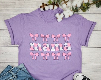 Mama Bow Shirt, Pink ribbon Shirt, Cancer Shirt, Strong Mom Shirt, Motivational tshirt, Spread The Hope Shirts, Breast cancer shirts