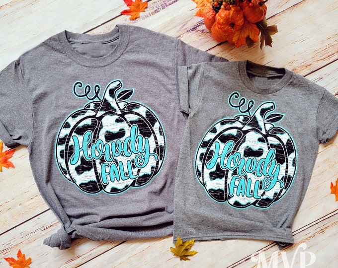Featured listing image: Cow Pumpkin Graphic Tee
