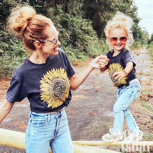 Sunflower Family Matching Tee