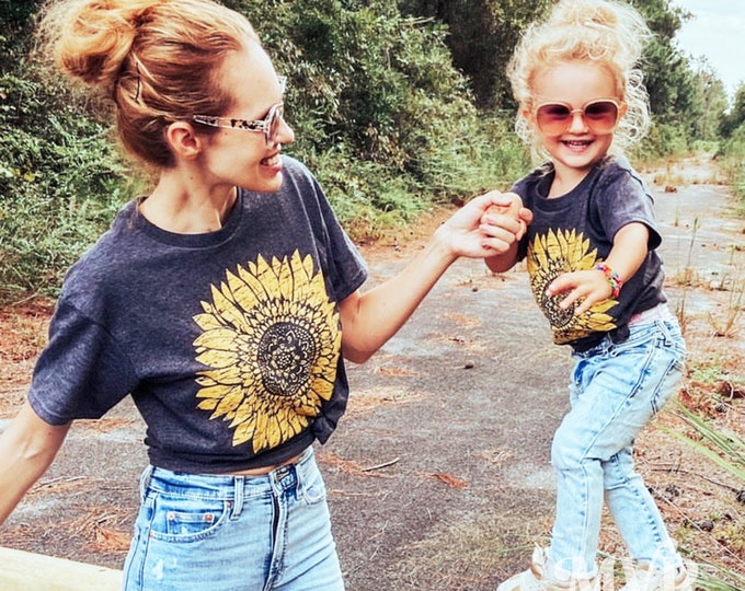 Featured listing image: Sunflower Family Matching Tee