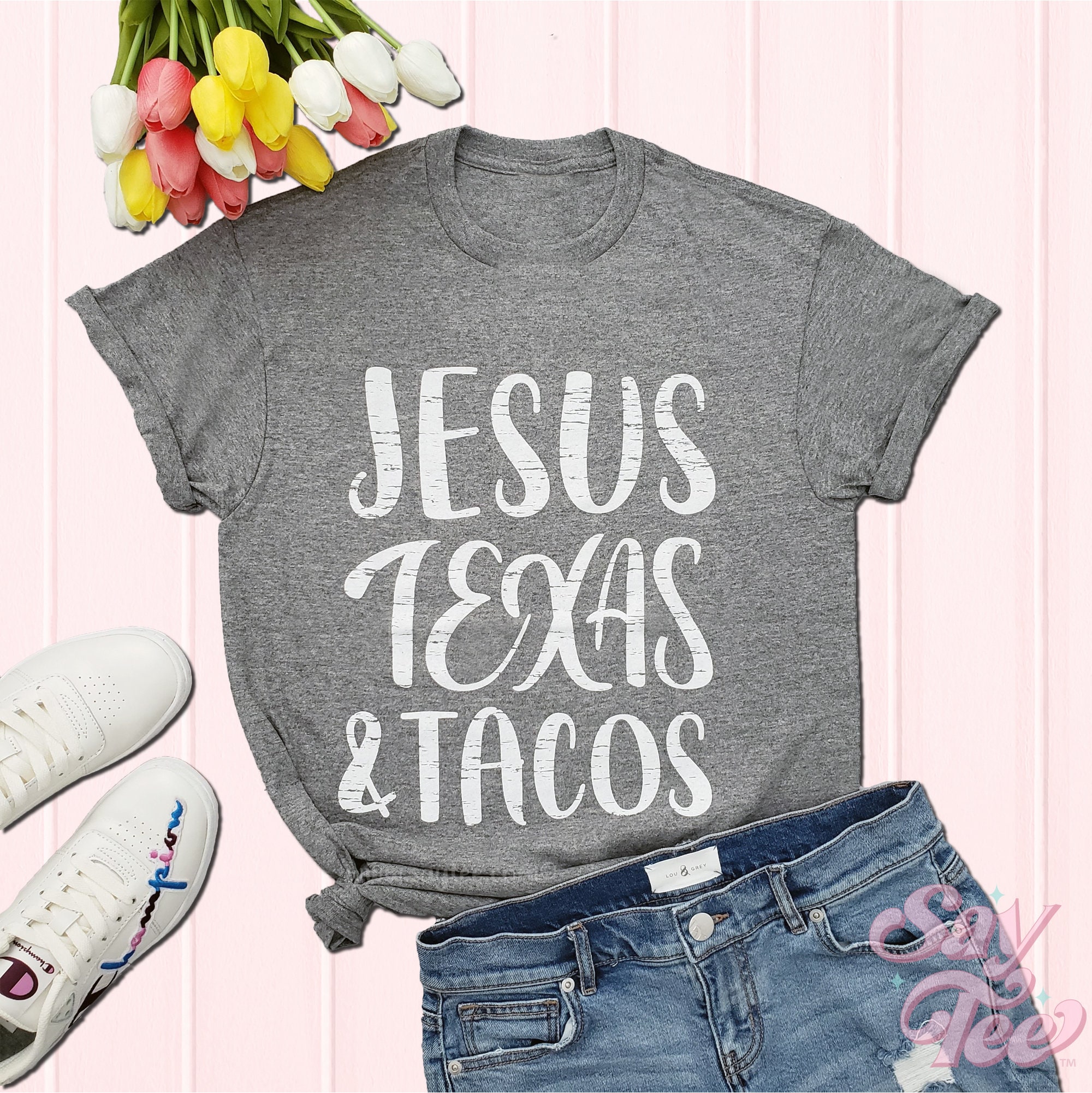 jesus texas and tacos shirt