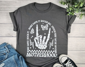 Motherhood Shirt, Mom Graphic Tee, Funny Mom Shirt, Cute graphic tees for Mom, Mom Shirt, New Mom Gift, Wife Gift, Mother's Day