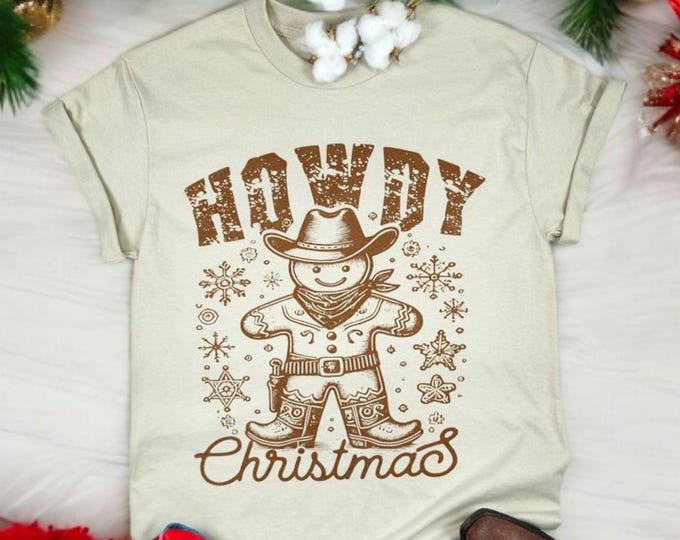 Featured listing image: Cowboy Gingerbread Graphic Tee