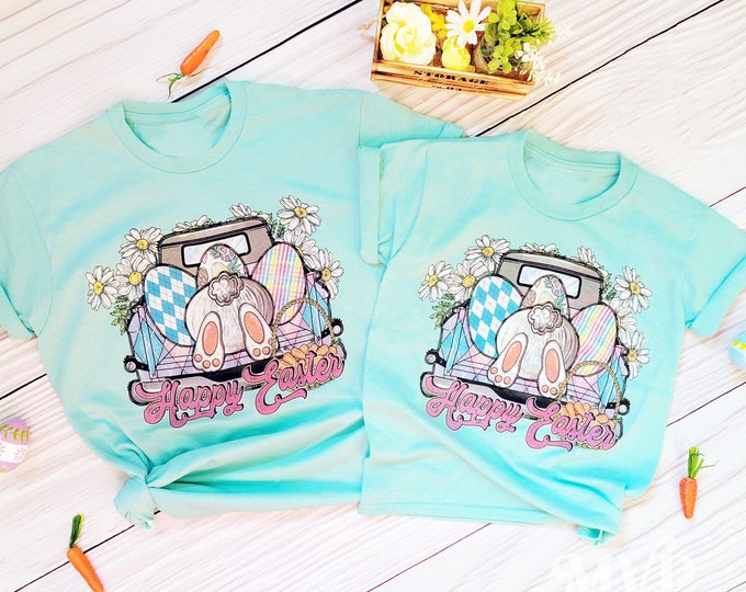 Featured listing image: Easter Truck Graphic Tee