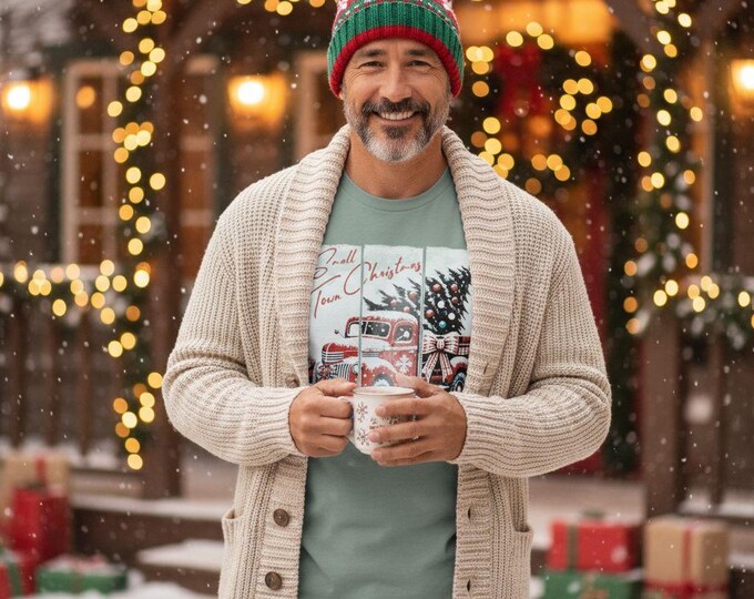 Featured listing image: Small Town Christmas Graphic Tee