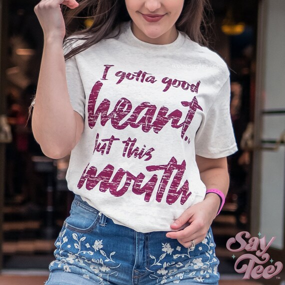 Mouth Shirt Wife and Mom Shirt | Etsy 