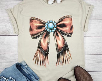 Camicia con fiocco occidentale
