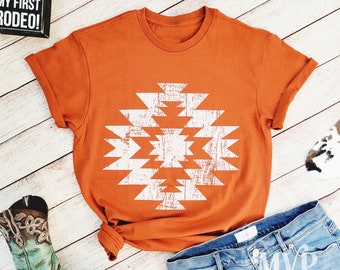 Camiseta gráfica azteca occidental