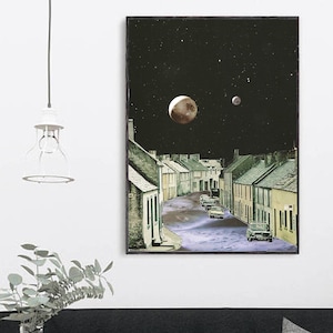 Home print, home decor, large art prints, living room decor, office decor, universe prints, space, galaxy, architecture print, new home gift