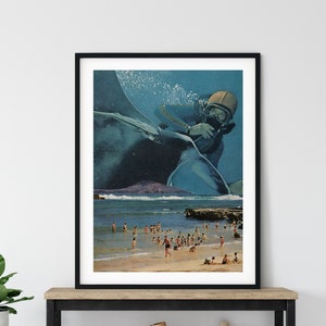 Big beach print, Staple artwork for living room, bedroom, bathroom or office, Extra large beach print