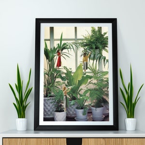 Arte mural botánico de gran tamaño, impresiones de plantas, pósteres de gran tamaño, impresiones para pasillos, arte para sala de estar