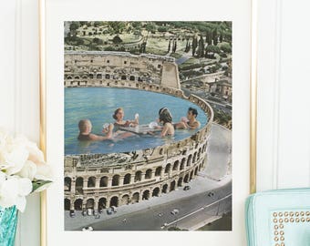 Italy print, Italy wall art, Italy gift, Italy Poster, Rome print, Rome wall art, Rome art print, Travel Poster