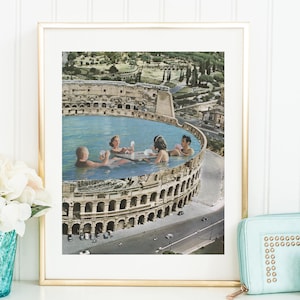 Italy print, Italy wall art, Italy gift, Italy Poster, Rome print, Rome wall art, Rome art print, Travel Poster