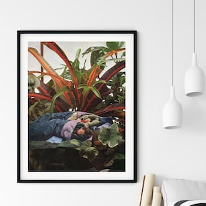 Plants print, Botanical art, Large wall art, Extra large wall art, Large print, Wall art prints, Large prints